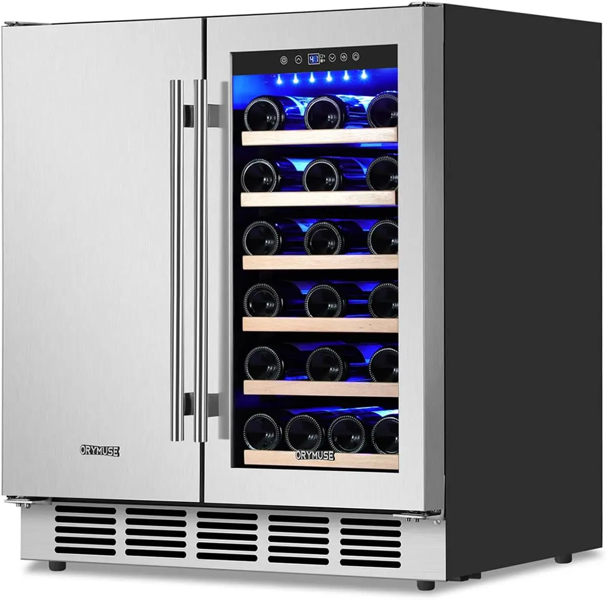 

30" Wine & Beverage Refrigerator - Dual Zone, Built-in/Freestanding with Upgraded Cooling - 30 Bottles & 110 Can