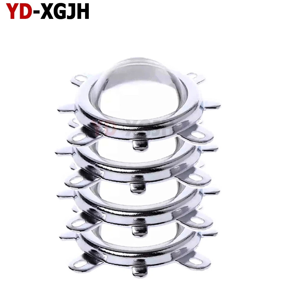60 90 120 Degree 44mm LED Optical Glass Lens + Collimator Reflector + Fixed Bracket for High Power COB Chip 20W 30W 50W 100W
