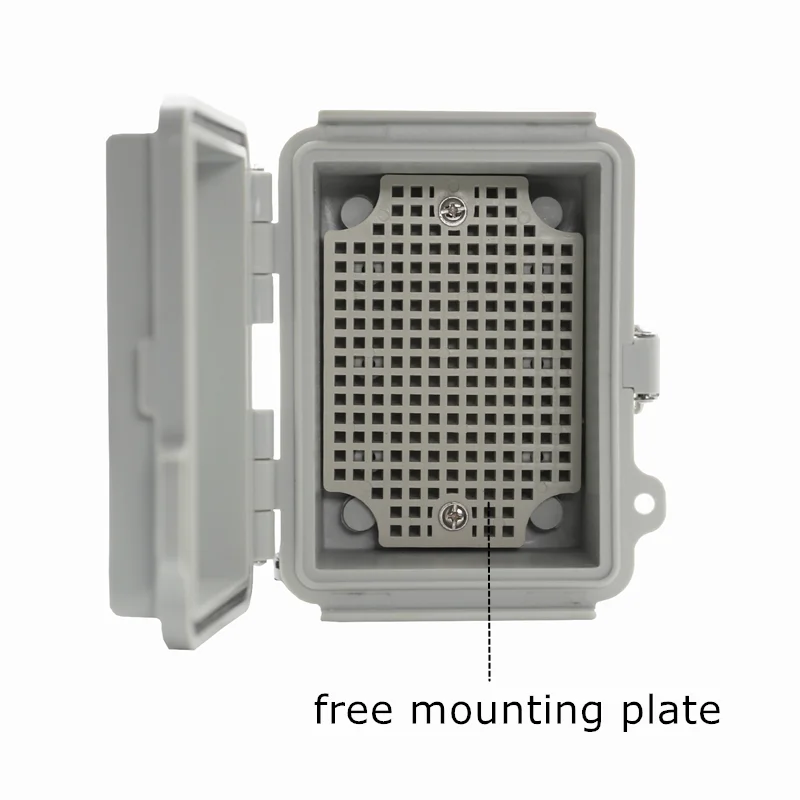 120×90×70mm Grey Color IP67 Weatherproof Dustproof Outdoor Electrical Terminal Block Project Case Indoor Electronic Juction Box
