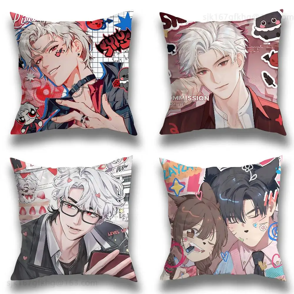 

Love and Deepspace Pillow Case Sofa Living Room Bedroom Headboard Backrest Cushion Square Cushion Nap Time