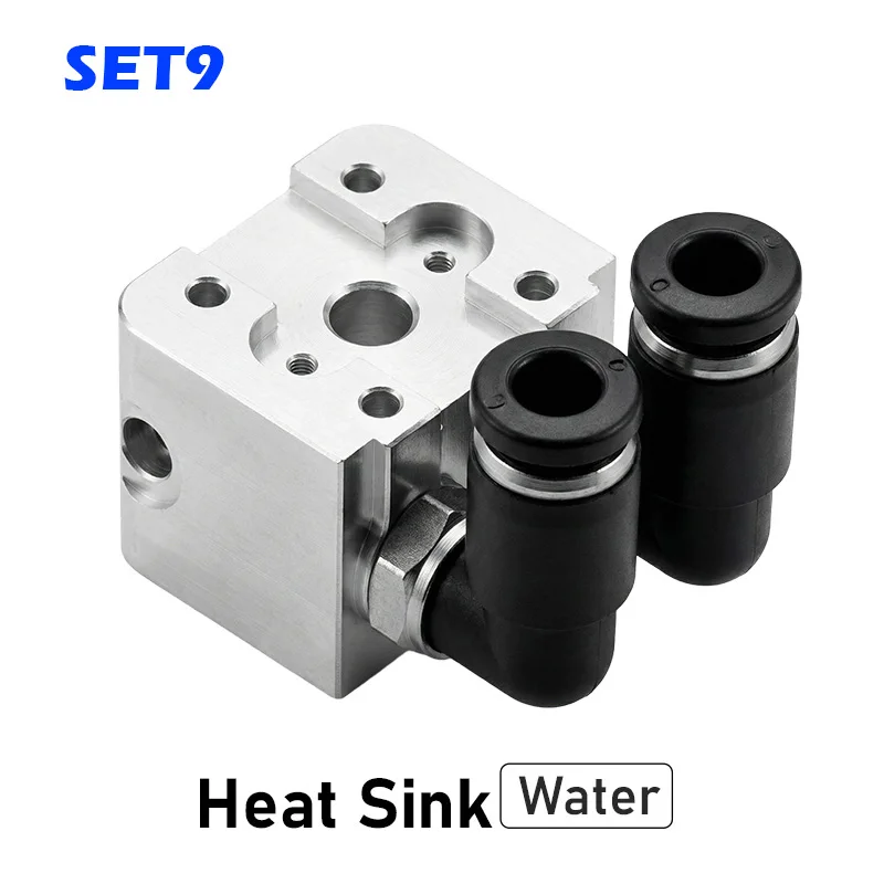 Mellow All Metal Goliath Air / Water V2 Hotend für Hochgeschwindigkeits-3D-Drucker Vzbot Voron HevORT ersetzen Dragon Crazy