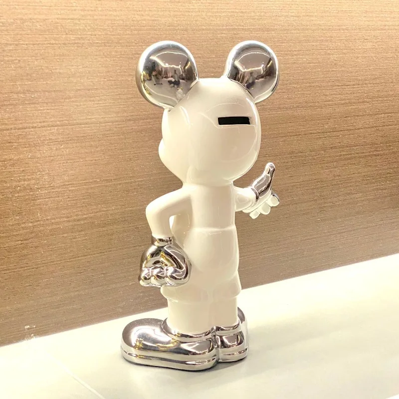 Nueva animación de dibujos animados bienvenida Mickey muebles para el hogar hall de entrada sala de estar dormitorio gabinete de vino alcancía regalo al por mayor