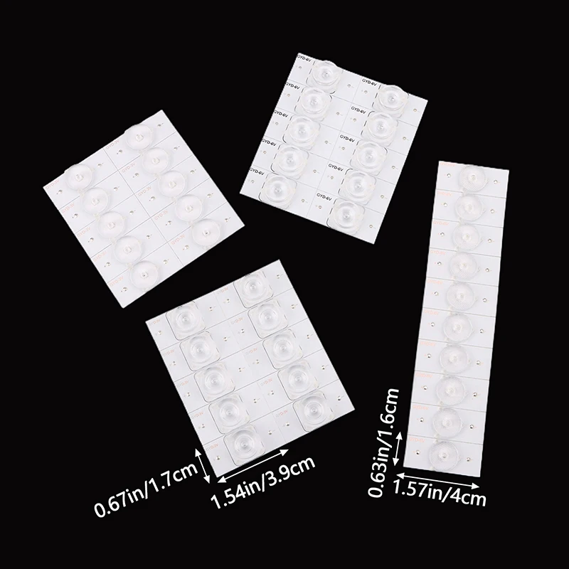 10Pcs LED Beads 3V 6V LCD TV Led Bead SMD Light Bead Universal Aluminum Cutting TV Backlight Strips For 32-65 Inch LED TV Repair
