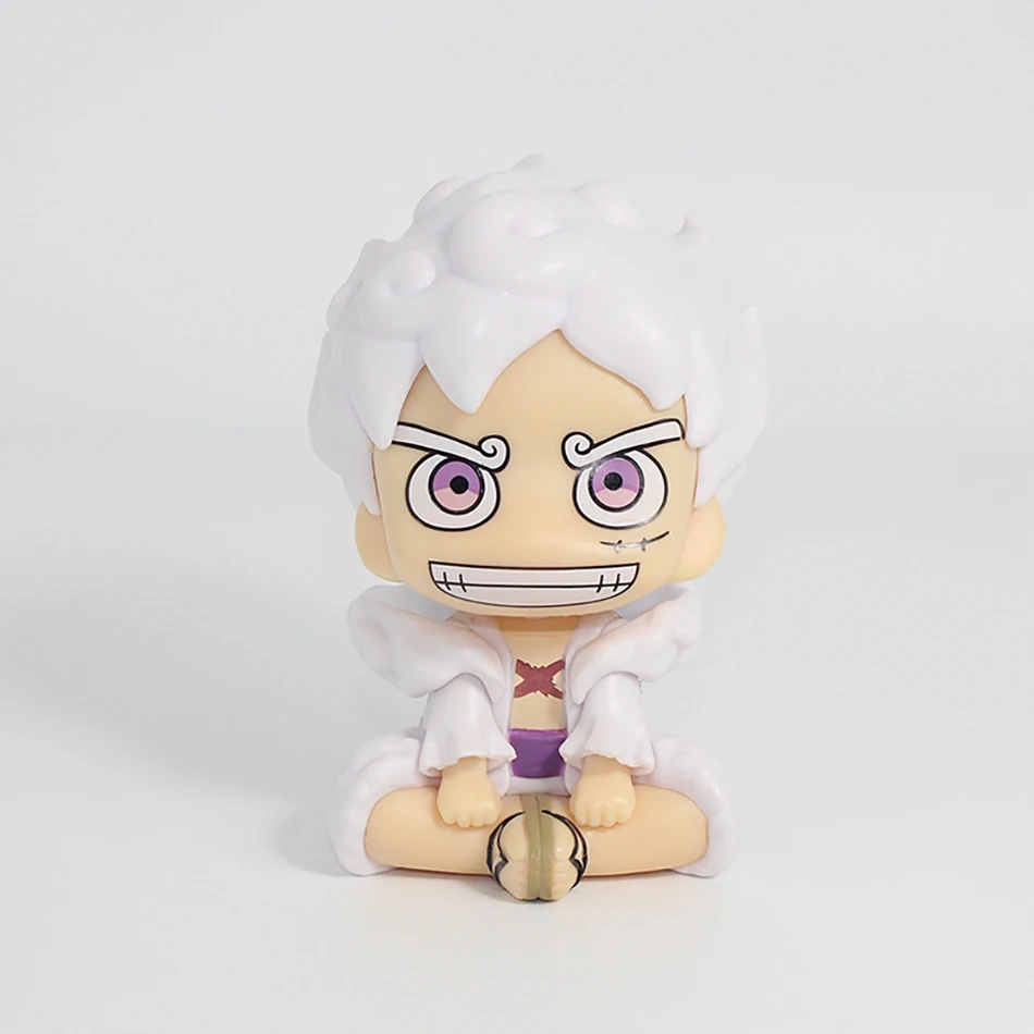 Nouveau une pièce Nika Luffy Gear 5 10CM Q Version Figurine Nika Statue Anime Figurine PVC modèle poupée Collection garçon jouets cadeaux