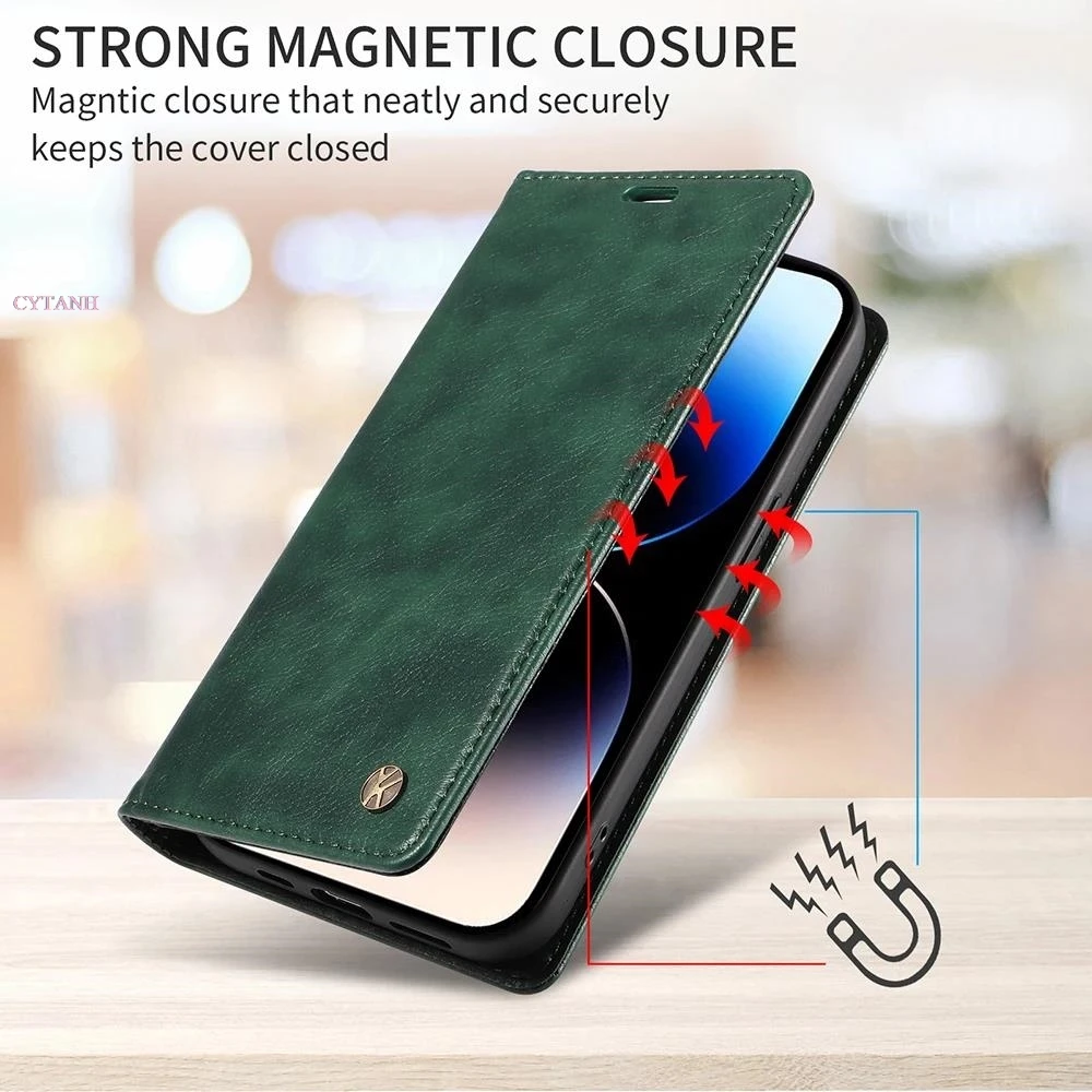 Flip Magnetic Leather Case For Samsung Galaxy A04E A12 A13 A14 A32 A22 A52 A52S A72 A23 A23S A33 A53 A73 A24 A34 A54 5G Cover