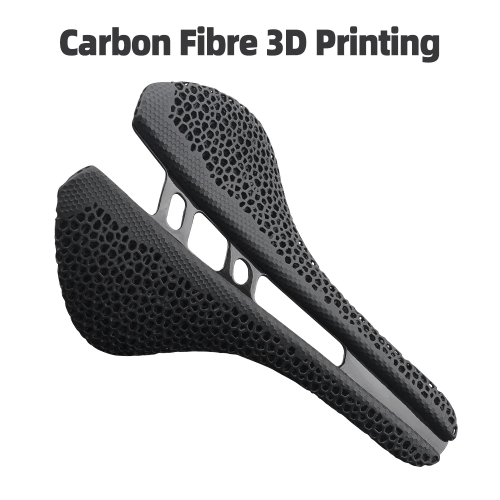 MTB 3D Bicycle Saddle Honeycomb Bionic Structure Comfortable Cushion Wear-resistant Durable Non-slip Road Bike Accessories