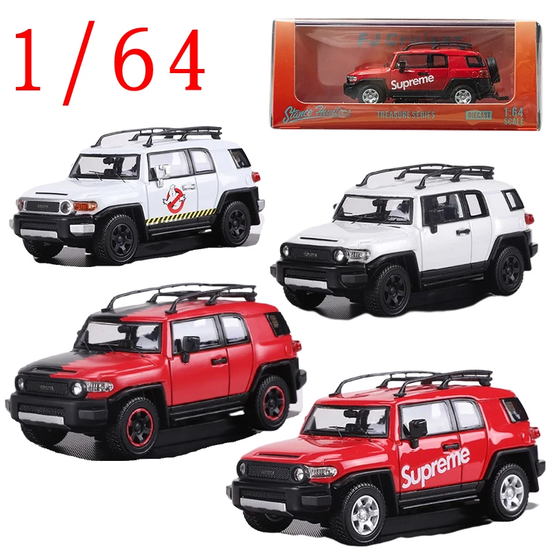 

SH литой автомобиль в масштабе 1/64 Toyota Cruiser FJ Land Cruiser сплав Toyota Cruiser модель внедорожника коллекция подарочный орнамент
