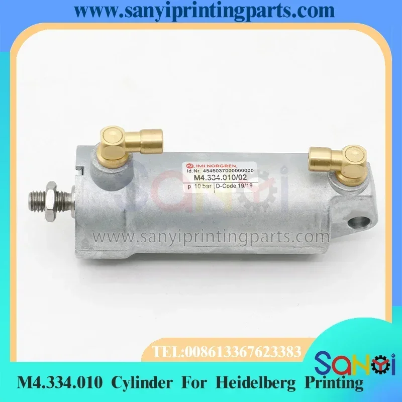 Envío gratis 1 Uds cilindro de tapón de aceite M4.334.010/02 para piezas de máquina de impresión Heidelberg SM52