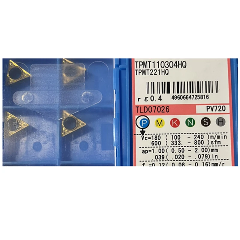 TPMT TPMT090204 TPMT0902 Ban Đầu Carbide Dạng TPMT110302HQ TPMT090202HQ TN60 PR930 CA5525 PV720 Tiện Bằng Máy CNC Máy Công Cụ