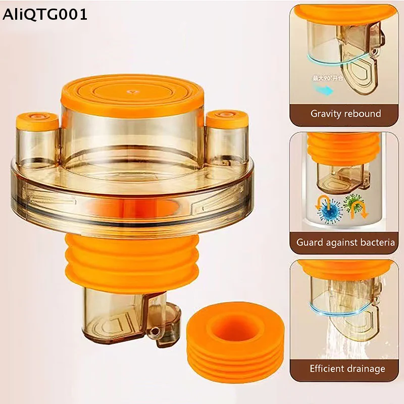 

Противозапаховый фильтр-пробка для напольного слива, уплотнительное кольцо для кухонных канализационных труб, дезодорирующий фильтр для стиральных машин и напольных сливов
