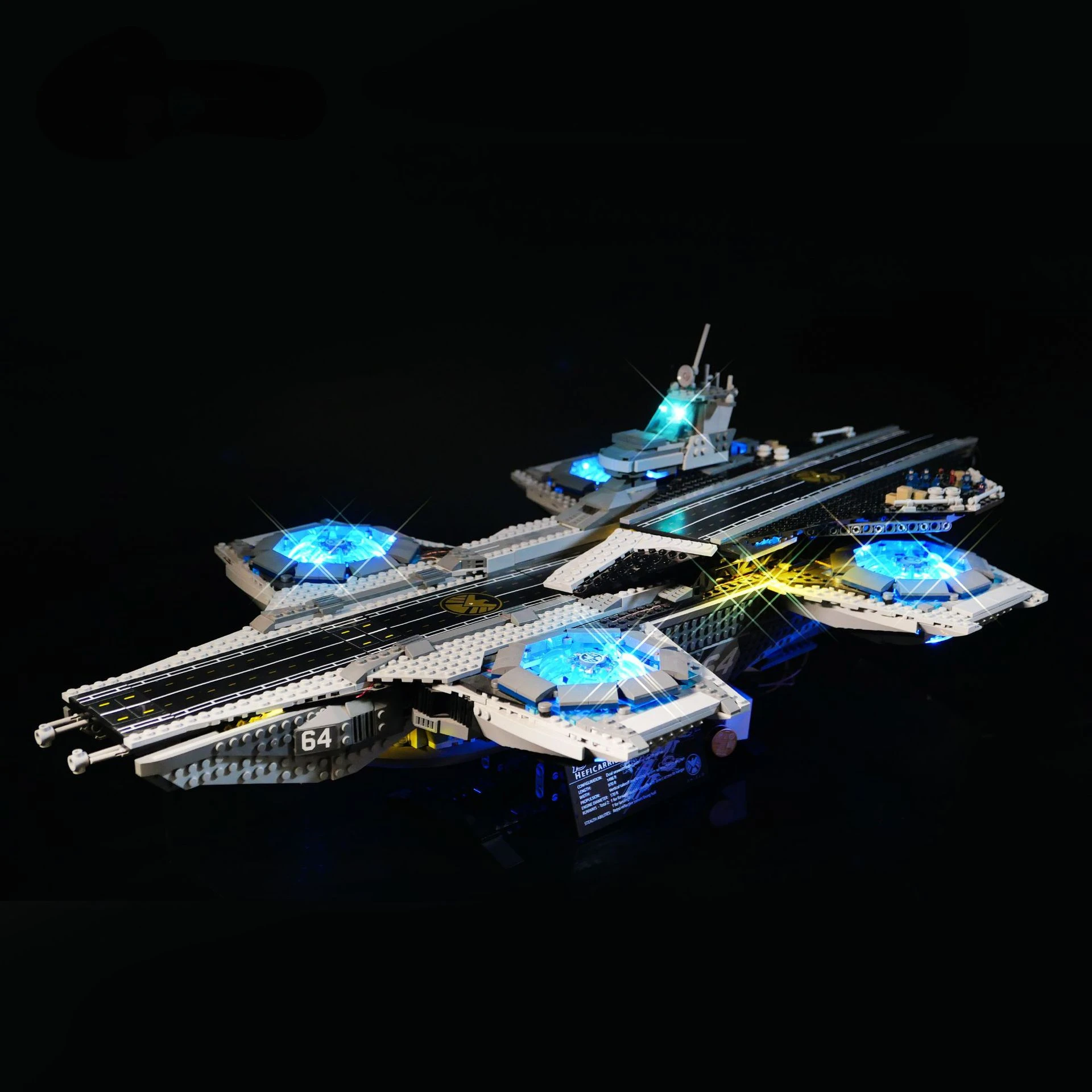 

Not Included Building Blocks LED Light Kit For The SHIELD Helicarrier 76042 DIY Toys Gift Only Lighting Set