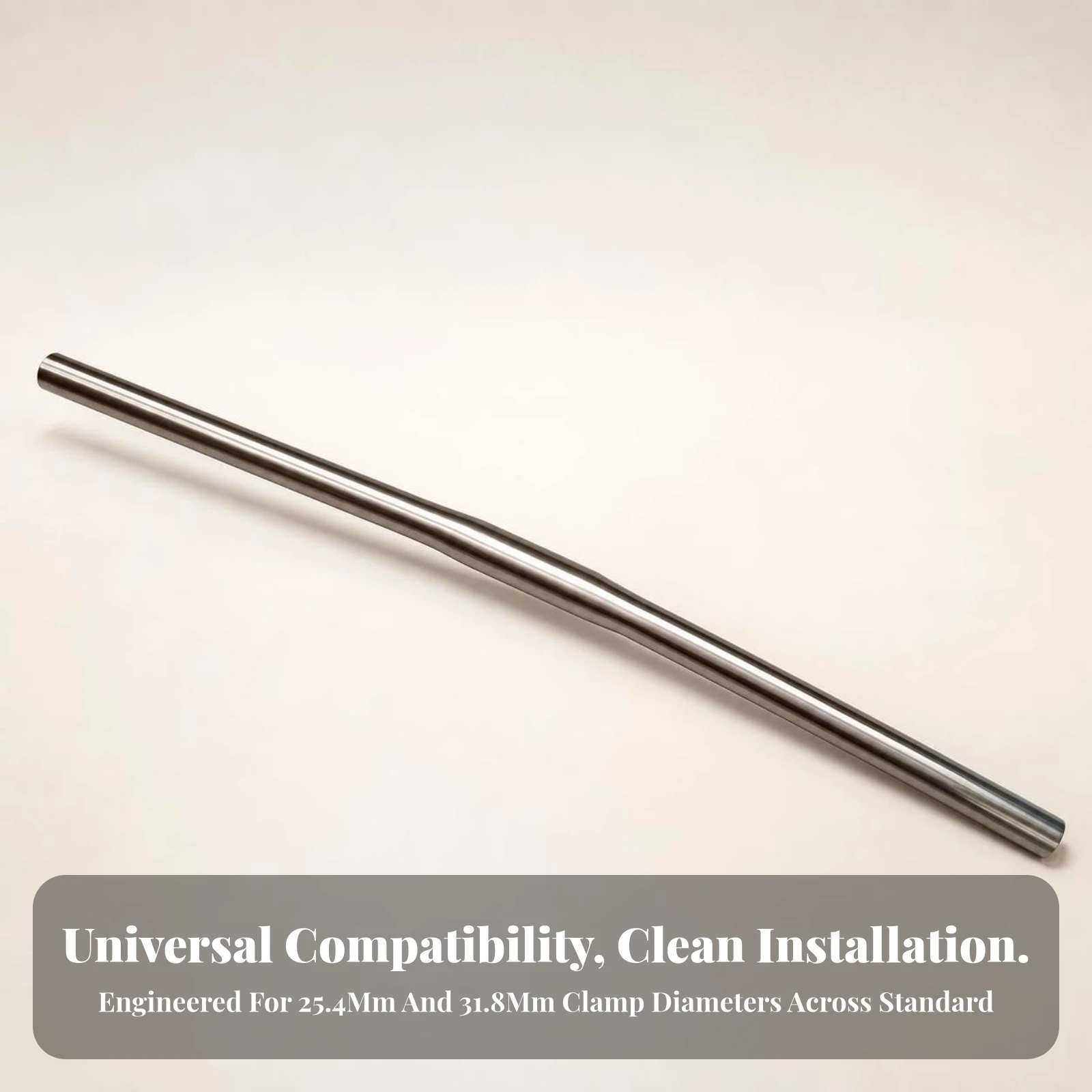 Titanium Handlebar Lightweight Straight Handlebar Bike Bar Sleek for Cyclists, Mountain Bikes