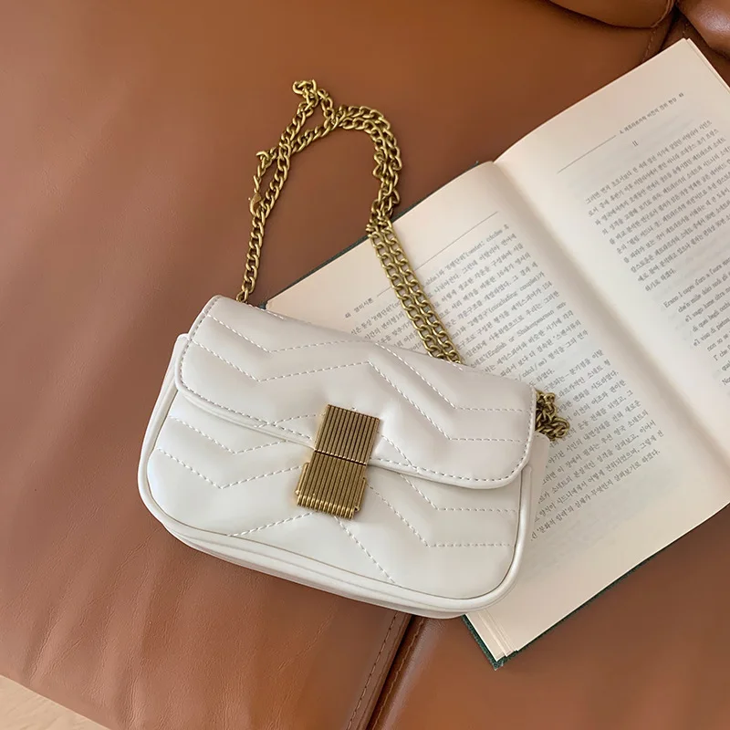 Ladies Handbags Trend Designer Messenger Luxury Crossbody Shoulder Bag Chain Rhombic Small Square Bags for Women Fashion Female