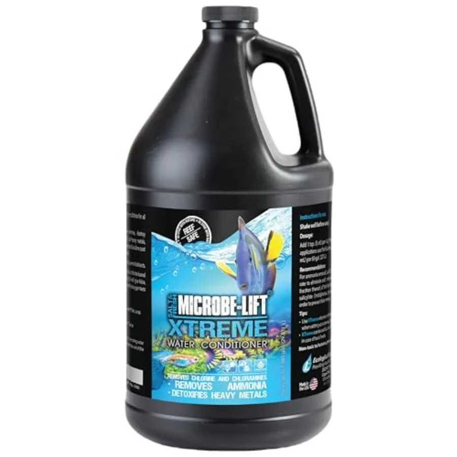 

Xtreme Water Conditioner Treatment for Aquariums and Fish Tanks All-in-One Treatment for Freshwater and Saltwater Fish Aquarium