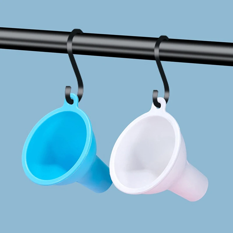 8CM Silicone Wide-Mouth Funnel Milk Powde Bean Funnel Large-Caliber Multi-Function Wine Leak Oil Leak Kitchen Accessories..
