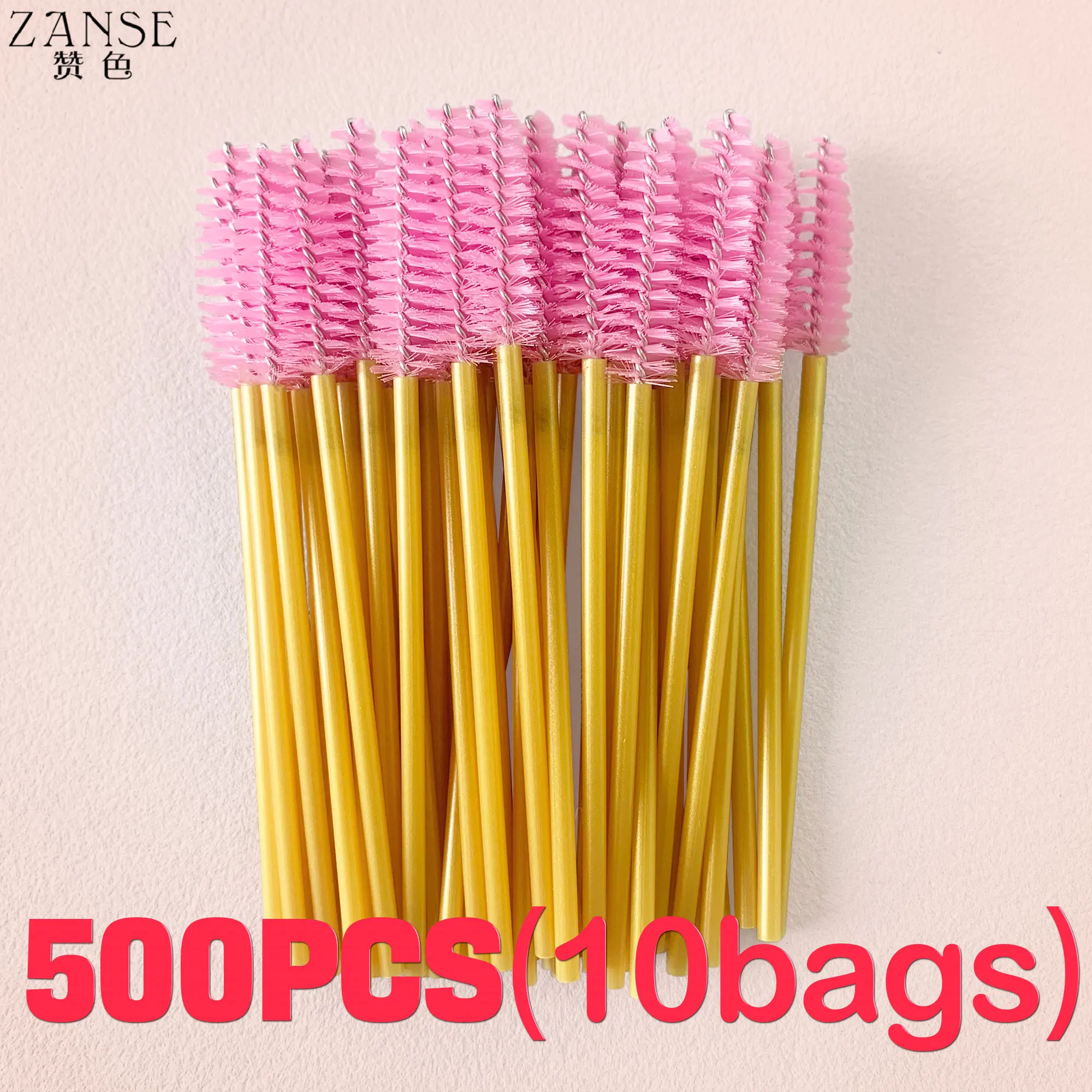 500pcs Eyelash Brush Makeup Brush Mascara Wands Eyelash Extension Tools Applicator Lash Extension Supplies Wholesale