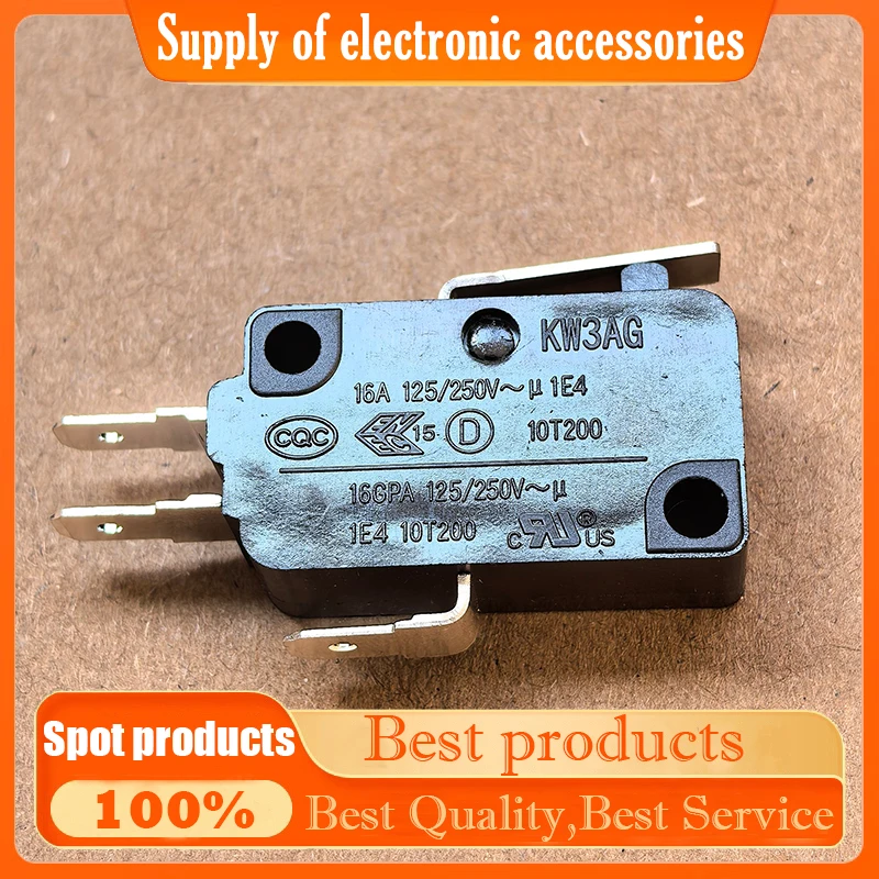 High temperature 200 degrees, micro-switch KW3AG with self-resetting function, 3E pin travel limit switch 16A 125/250V