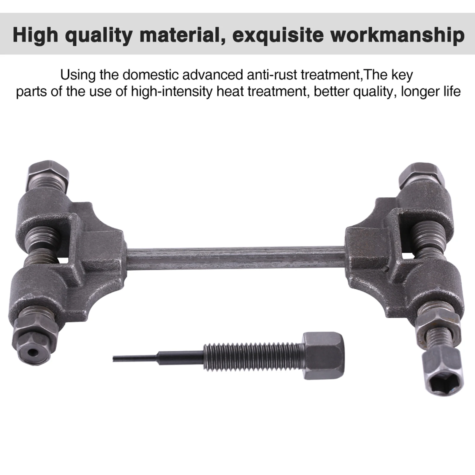 Universal Motorcycle Chain Remover Tool Heavy Duty Forging Steel - Chain Rivet Remover for ATV Timing Chain Repair Chain Repair