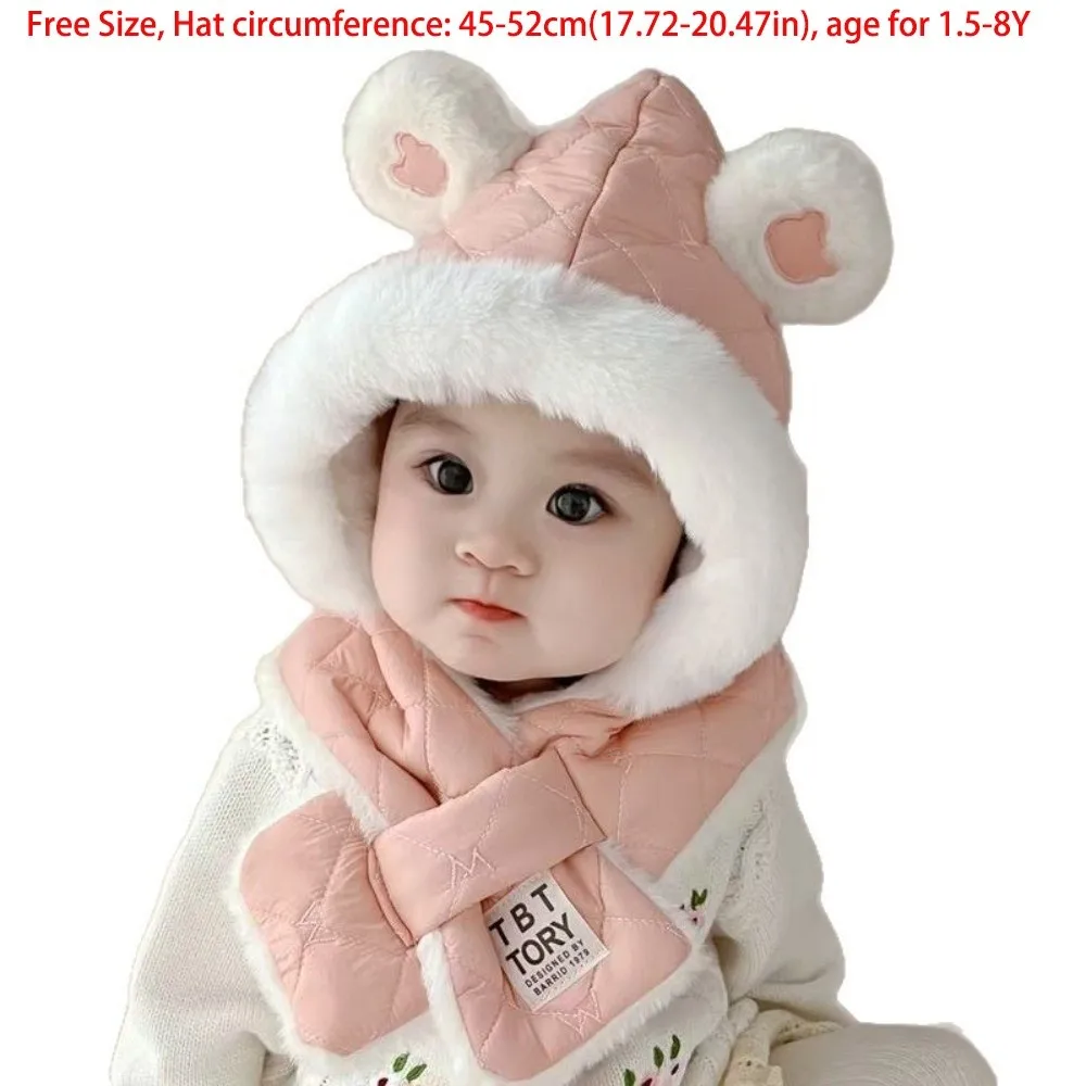 مجموعة وشاح قبعة متكاملة جديدة دافئة مقاومة للبرد قبعة صوفية مقاومة للرياح لتدفئة الرقبة لركوب الدراجات في الهواء الطلق والتزلج