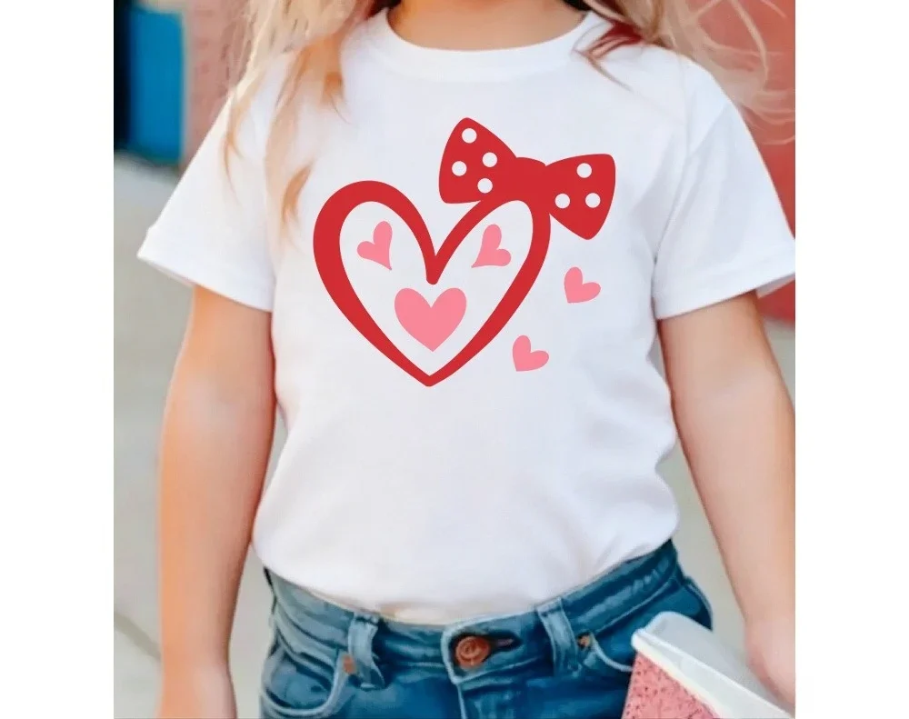 Children's T-shirt Loose Comfortable Soft Skin Friendly Lightweight Fashionable Versatile Printed Half Sleeved Top