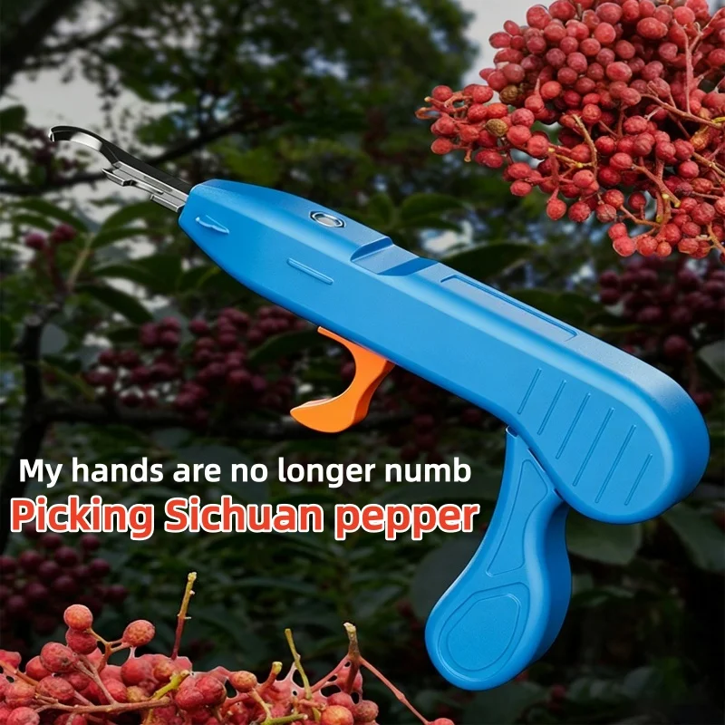 Multifunctional Picker Save Effort To Pick Pepper, Portable Fruit and Vegetable Picking Scissors Garden Crop Picking Tools