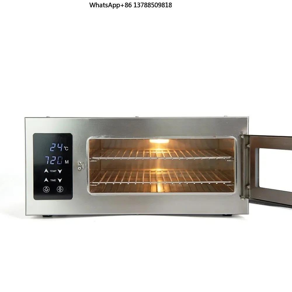 Electric Mini Toaster Oven with Temp Control & Timer for Car RV Truck Travel-Stainless Steel DC 12V Outdoor &  Use