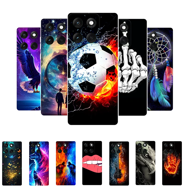 

For Motorola Edge 60 Stylus Case Football Soft Silicone Cases Back Cover For Moto Edge 60Stylus Phone Cover Edge60 Stylus fundas