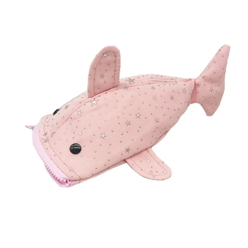 Large Capacity Shark Pencil Case Kawaii Lightweight Animal Stationery Pouch High Appearance Level Novelty Pencil Holder