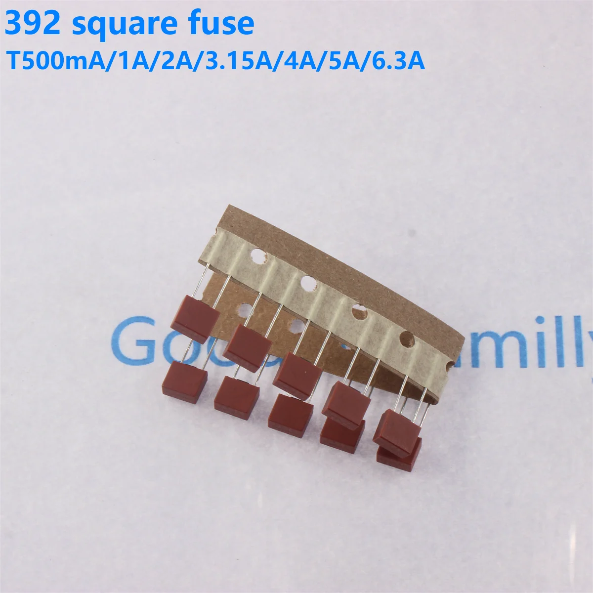 10PCS Fuse 2A 1A 3.15A 4A 5A 6.3A 250V 392 Square Plastic Fuse T2A LCD TV Power Board Commonly Used Fuses Slow Blow Fuse T3.15A