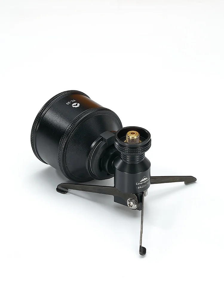 حامل موقد صاروخي للتخييم، موديل غاز طويل، موديل هوائي مسطح ممتد، موقد متكامل، محول OD، حامل فانوس VC #5