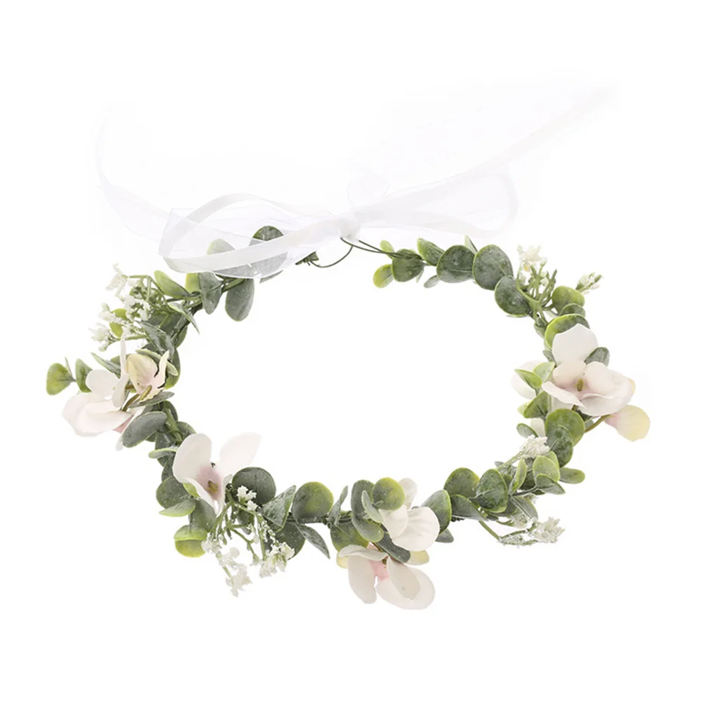 

Headgear Headband Pregnant Woman Decoration Wedding Headpiece for Girl Flocking Crown Kit Girls Bride Wreath