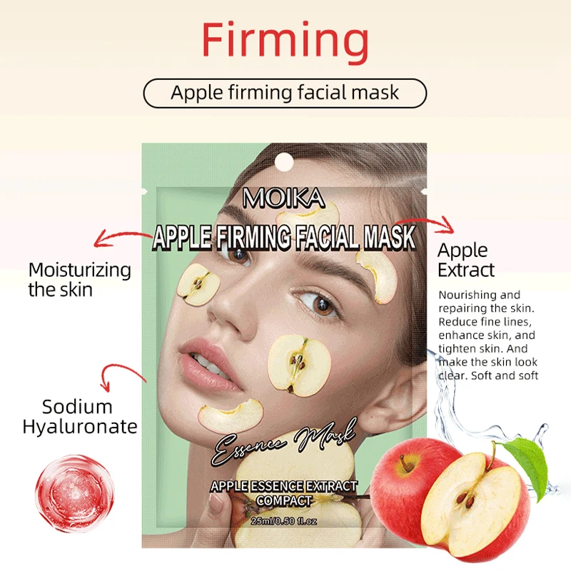 Mascarilla Facial Reafirmante MOIKA, 1/5/10/20 Piezas, Hidratante, Reparadora, Mascarilla de Tela para el Cuidado Diario de la Piel, Cosmético de Belleza