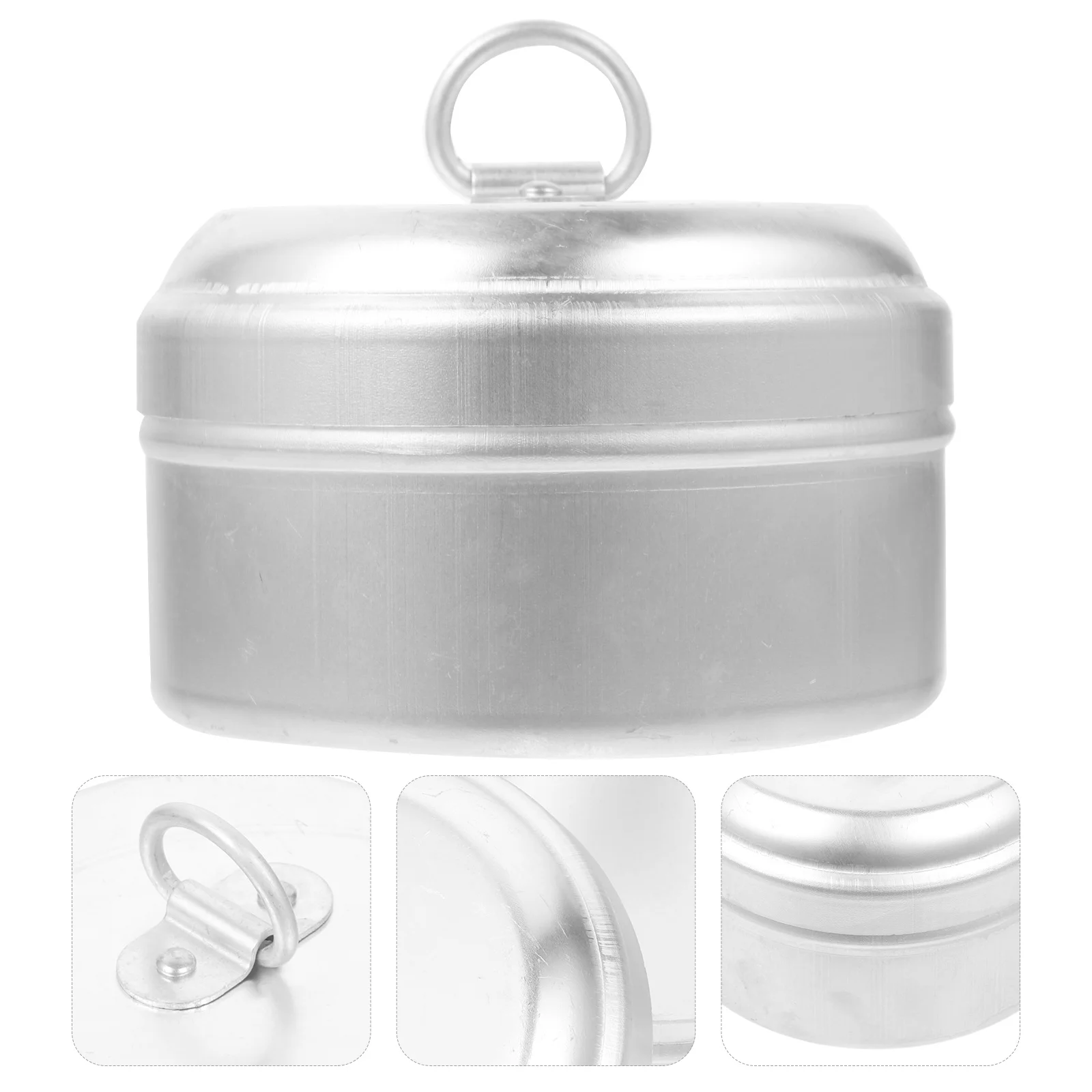 

Aluminum Lunch Box Retro Bento Container Non Toxic Safe for Daily Use Great for Students Office Workers Camp Lovers