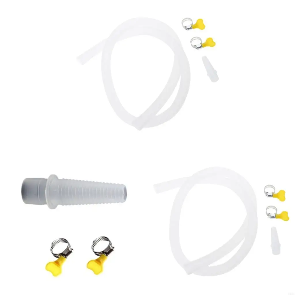 J1HF Air Conditioner Drain Hose with Straight Connector for Drain Hose Extension Duct