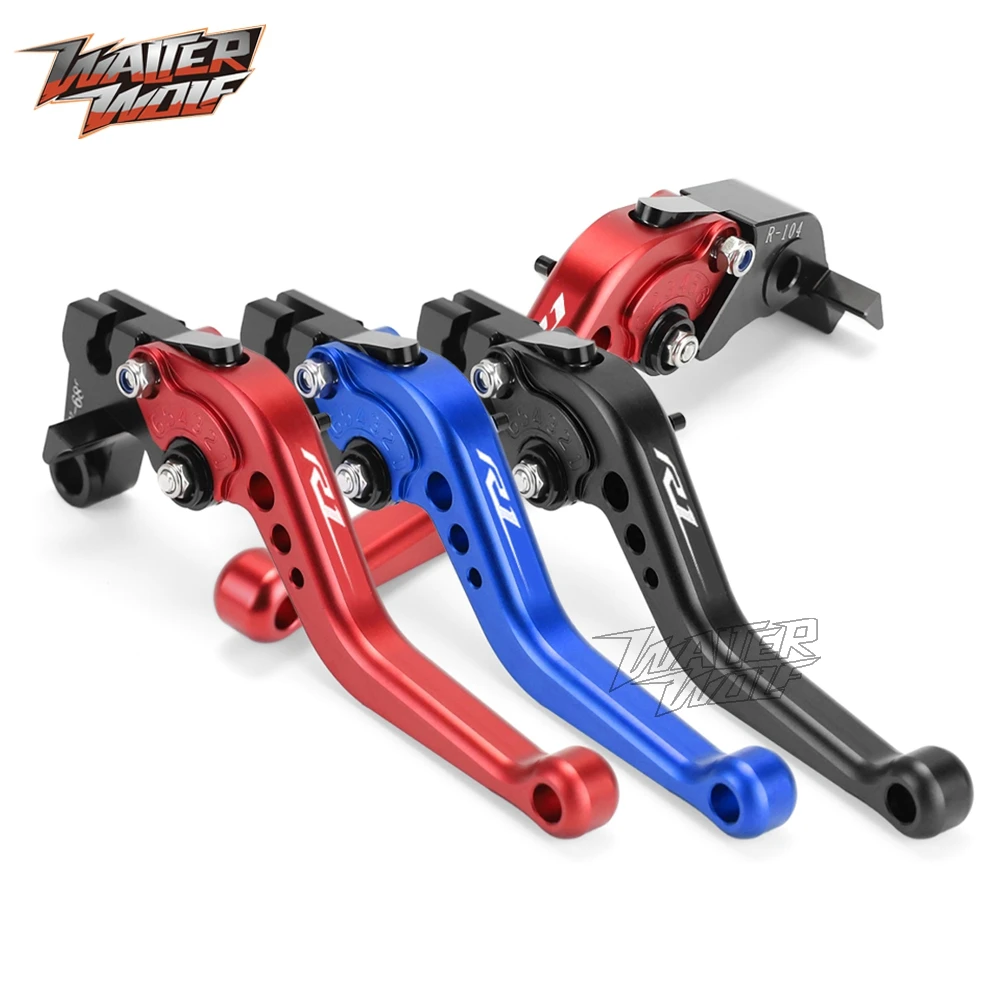 2025 YZF R1 CNC الألومنيوم دراجة نارية قصيرة دواسة فرامل عتلات مقبض رافعة لياماها YZF R1S R1M YZF-R1 YZFR1 YZF R1/S/M 99-24