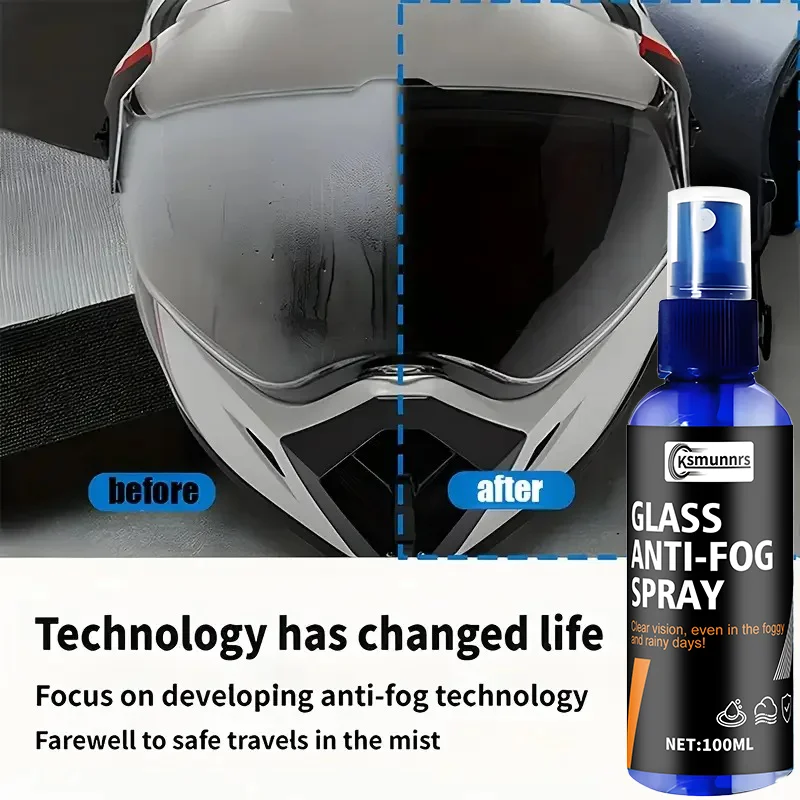 NEW! Motorcycle Multi functional anti fog polishing agent - motorcycle helmet anti fog, suitable for car glass, helmets, glasses image 5