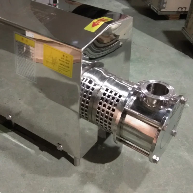 1.5KW High Viscosity Ketchup Stainless Steel Positive Displacement Pump Sanitary Flexible Impeller Rotor Pump