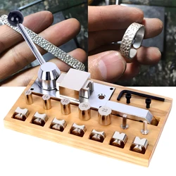 Jewelry Ring Bending Machine Jewellery Earring Bending Tools Device Metal Tools Mini Hand Ring Bender Tool Making Kit