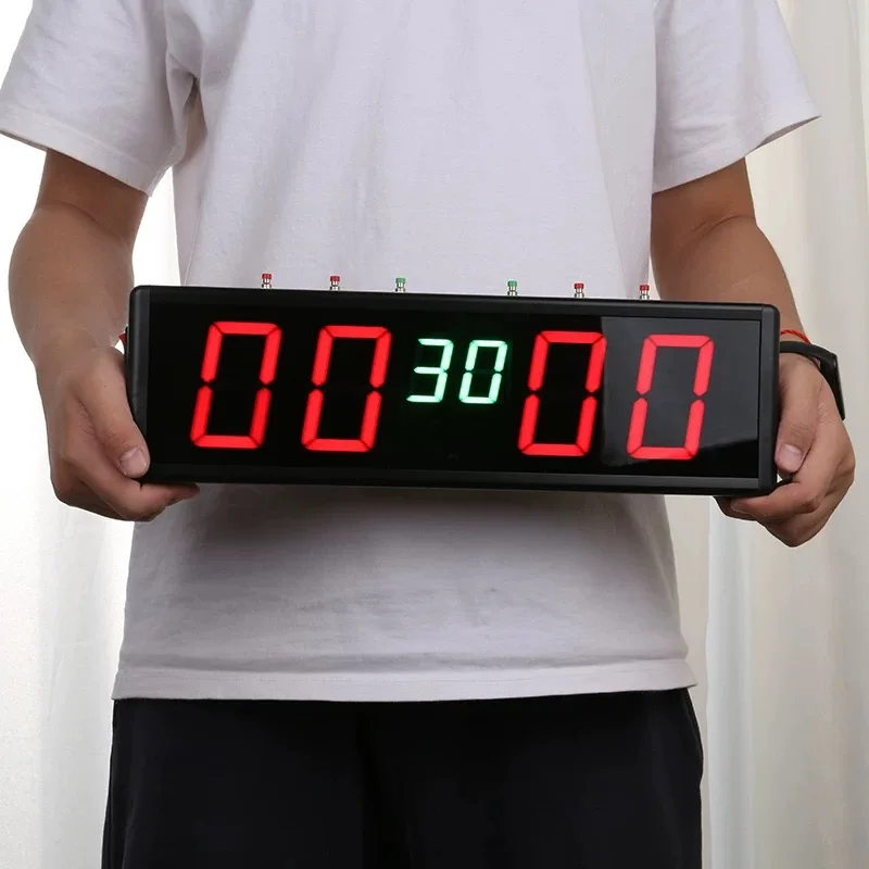 4 Inch 6 Digital Table Game Scoreboard Per fect for Indoor Games LED Portable Volleyball Scoreboard for Sports Events