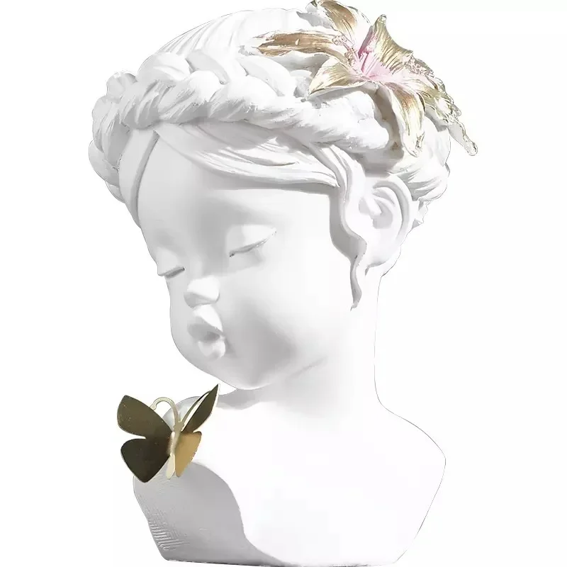 

Mgt-creative resin portrait sculpture, modern home decoration crafts, living room decoration