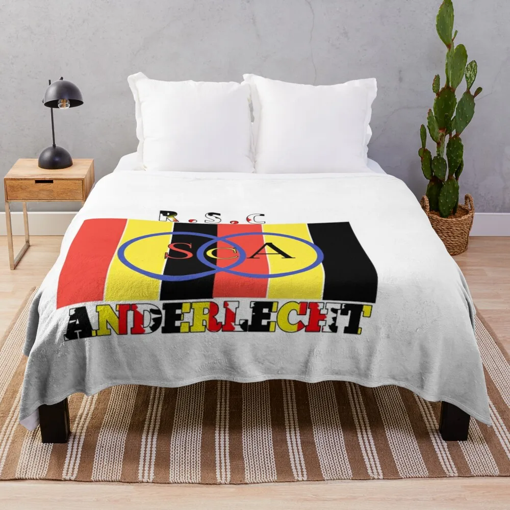 

Anderlecht T-shirt Throw Blanket Summer Beddings Blankets Sofas Of Decoration For Decorative Sofa Blankets