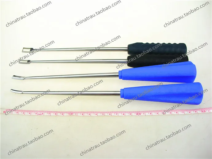 medical orthopedic instrument Spinal open circuit gouge Square chisel angled Osteotome fusion cage PEEK Scraper Reamer tool AO