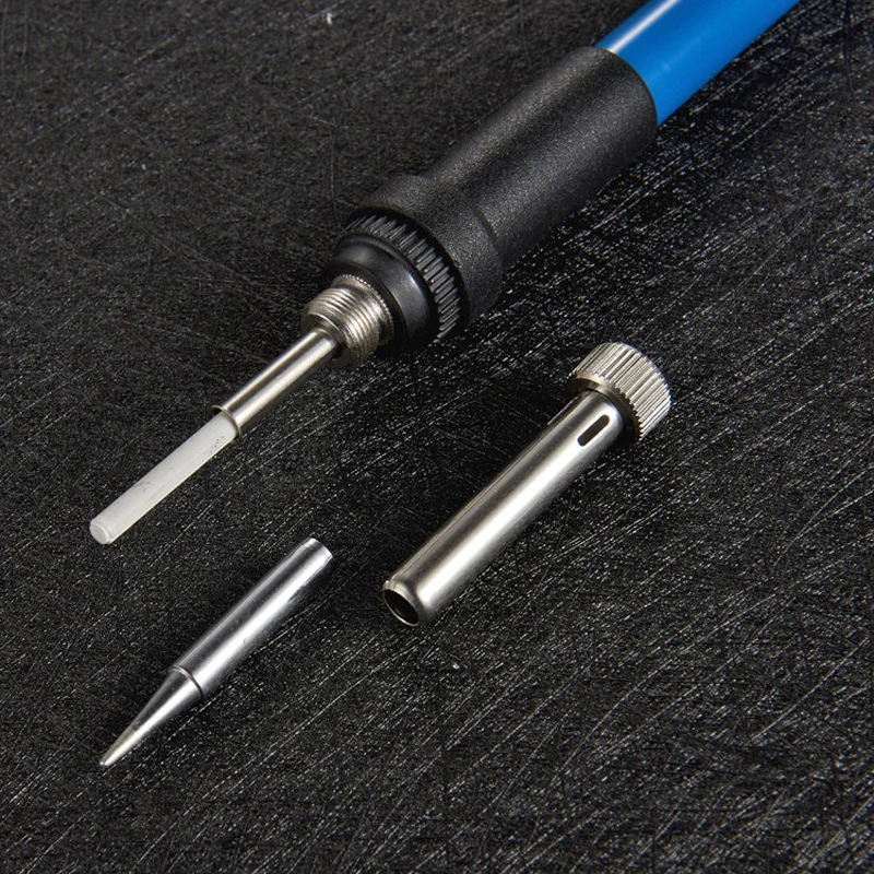 Electric 110V/220V 60W EU/US Plug Adjustable Temperature Soldering Iron Welding Solder Heating Nib Repair Phone Tool+5 free Tips