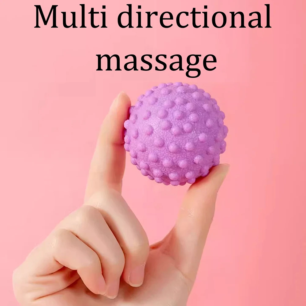 5/1pcs Fascia Ball Raised Point Massage Ball TPR Posture Master Yoga Ball Waist and Back Foot Massage Ball