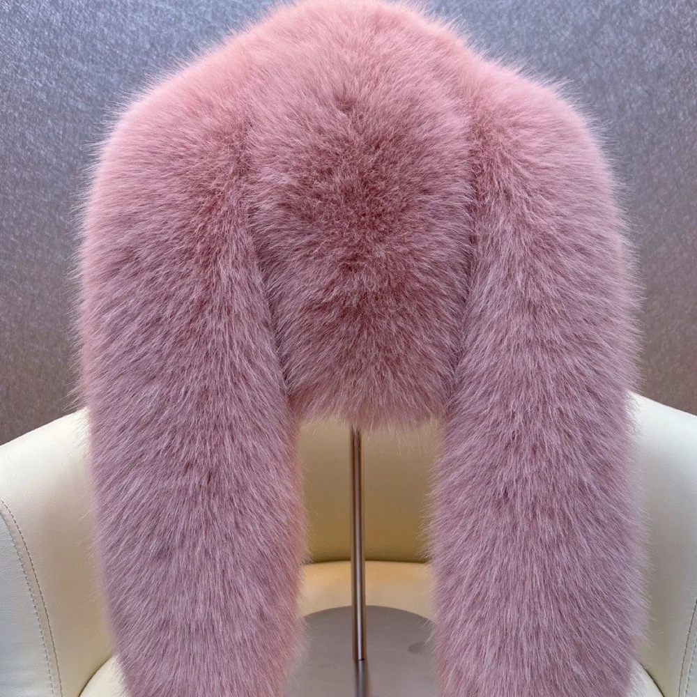 

Long Ears Mink Velvet Warm Thunderbolt Hats Ladies Ins Winter Thickened Windproof Ear Protection Caps Kawaii for Outdoor