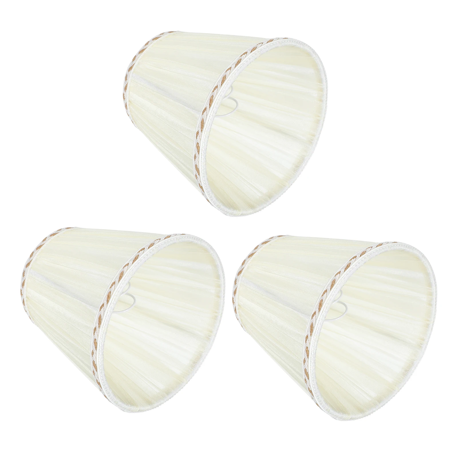 

3pcs Crystal Simple Light Cover European Style Light Cover Dustproof Lampshade Lighting Accessories