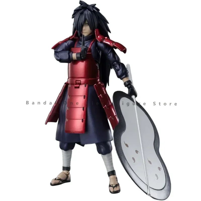 In Stock Original SHF Bandai Naruto Uchiha Madara Action Figures Animation Toy Gift Collector Anime Model Hobby Genuine