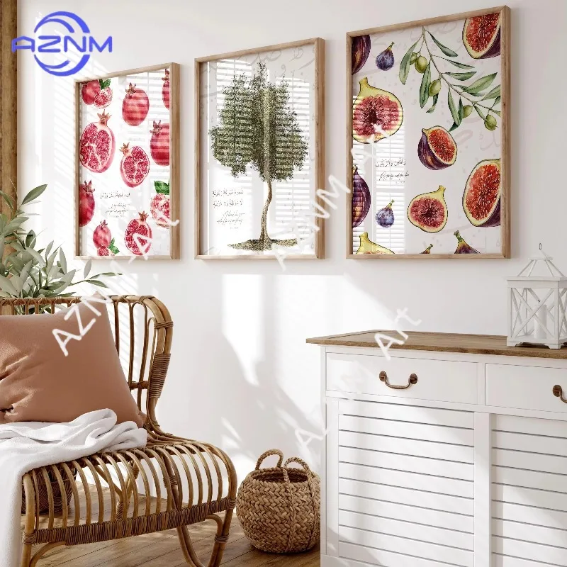 1/3 Piezas de Divertido Póster Decorativo para Pared de Cocina, Diseño de Vaca de las Tierras Altas Bebiendo Cerveza, Vino o Café, Lienzo Decorativo para el Hogar o Bar