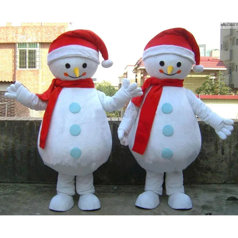 High quality sale Christmas snowman mascot costume Christmas party performance mascot costume adult size