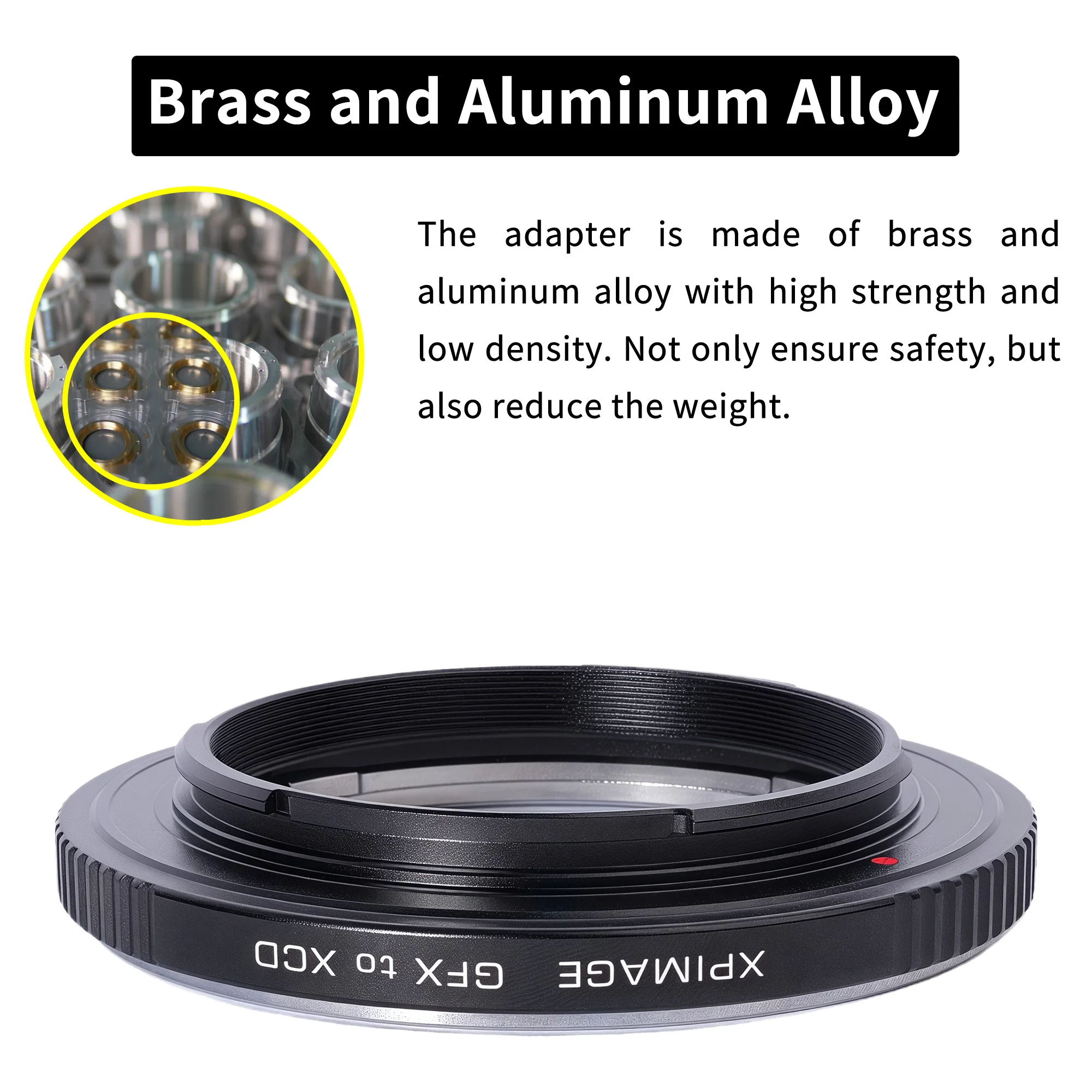 حلقة محول تركيب عدسة XPIMAGE متوافقة مع عدسة Fuji GFX GF إلى كاميرا Hasselblad X XCD X1D X2D 907X